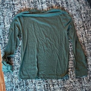 J. Crew Forest Green Crewneck Tee